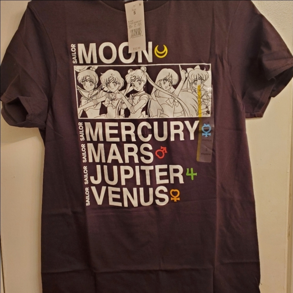 Sailor Moon Group Short Sleeve Shirt Graphic Tee